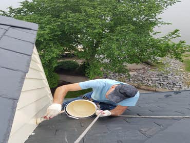 Recent work Copper, Tin, Slate Roof Repairs & Maintenance. Flat roofs, all Paint & Coatings.