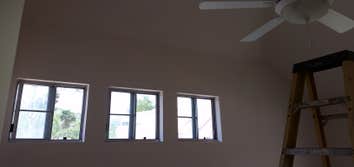 East County residential painting job. Interior painting.