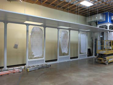 First row clean room