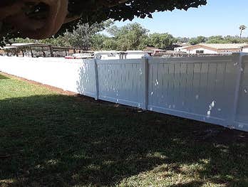 Vinyl Fence