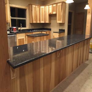 Kitchen remodel Full kitchen remodel:
LVP floor installation
Cabinet/ Countertop install
Vertical tile backsplash install
If you looking for...