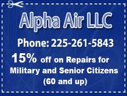Photos from Alpha Air, LLC - Baton Rouge Air Conditioning Alpha Air, LLC - Baton Rouge Air Conditioning