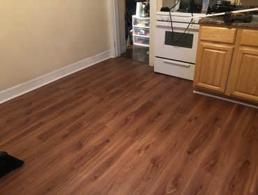 Kitchen floor-after