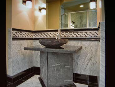 Project photos from Pacific Tile Here are some examples of our custom installation of stone and ceramic tile in a custom home in Santa Rosa.