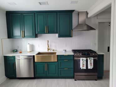 DOBBS CONSTRUCTION LLC KITCHEN PROJECT #1 For this project we did a complete kitchen renovation. That included : Full gut of kitchen down to the studs,