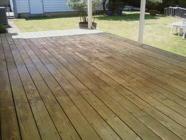 exterior paint and deck refinish