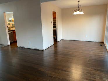 Photos by Woodcraft Flooring LLC #1 Refinish, Stain & Finish with 3 Coats of Waterbase Finish.