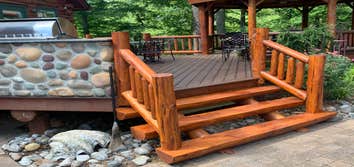 log stairs Replace conventional stairs with Log stairs.
