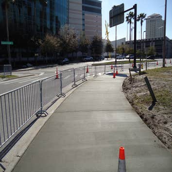 St. Pete Times Forum! Concrete deomolition and Concrete Sidewalk!