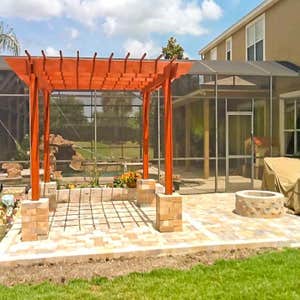 Pool and pergolas