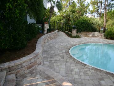 Mr. J Reinhold Outdoor Kitchen, Pool, Dock, and Landscape project