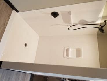 roll-in shower
