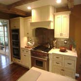 Painted Kitchen with island