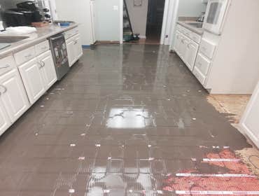warm up radiant heat