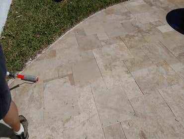Seal-Away pressure washing sidewalk, driveway, & fence Before and after pictures pressure washing sidewalk, fence, & driveway. Call Seal-Away today to