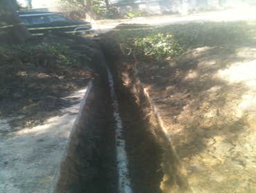 Under slab tunnels These are hand dug tunnels under the concrete slab foundation of homes where we installed a new drain line system.