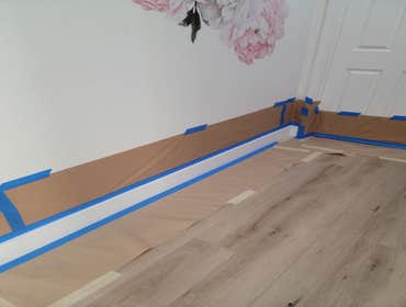 Fine Design Remodeling resume painting, frame, tile, cabinet install, shower, more.