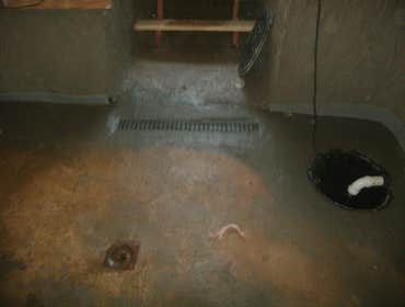 Stephanie Gates Columbia Pa roughcasted her wall, put 68 ft of system and one zoeller pumping station.