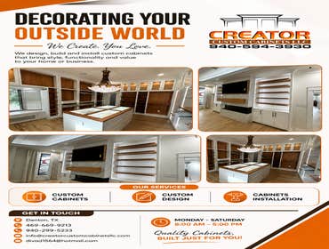 Photos by Creator Custom Cabinets LLC #27 Custom Cabinets