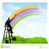 Rainbow High Quality Painting logo