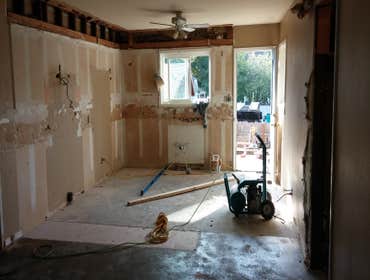 Demolished old Kitchen