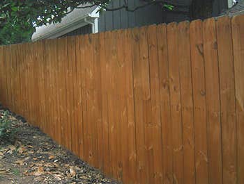 Refinished Fence
