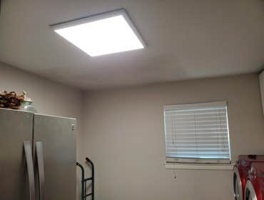 Cover vent loundryroom "after"