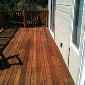 Photo(s) from Bones Painting Inc We striped old stain and applied new stain in Squaw Valley.The deck was old and worn down in Tahoe Donner. We sanded d