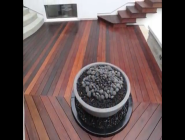 BTS Construction pourd in place bench, fire pit and IPE decking We did the full remodel to the house, But the deck came out beautiful!! We did a pourd 