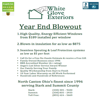 Photo(s) from White Glove Exteriors, Inc.