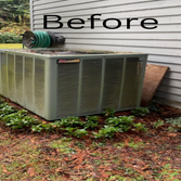 Before - heat pump