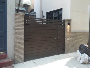 Photos from Pro 1 Home Improvements Brick veneer woth recessed mailbox and intercom/security camera with LED lighting