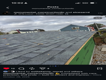 Photos by Monumental Construction #5 New Roof