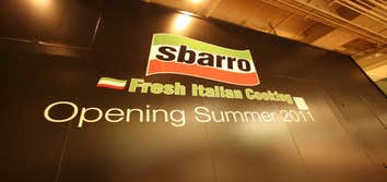 Metal Framing at Sbarro Soffit construction at a Sbarro store in Huntington Beach.