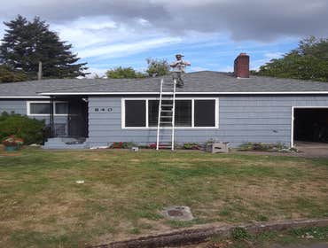 Null's house new paint, gutters and roofing.