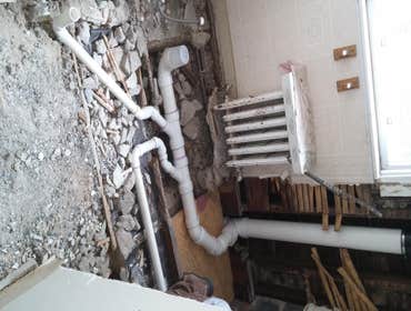 New PVC Drain Lines