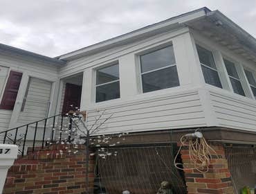 Porch in Nesquehoning This homeowner from Nesquehoning had a porch in serious need of repair. Our team of skilled professionals was able to transform t