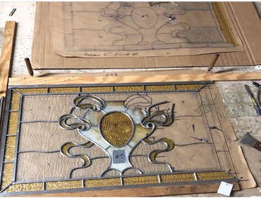 Restoration of antique transoms