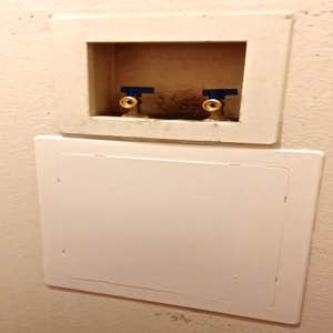 Project photos from McAdams Plumbing Here McAdams Plumbing repaired a broken pipen in a washing machine supply line and then replaced the opening...