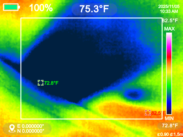 Thermal Imaging Inspections Thermal imaging inspections
Thermal imaging can detect moisture buildup in walls, ceilings, and floors, even if it's not vi