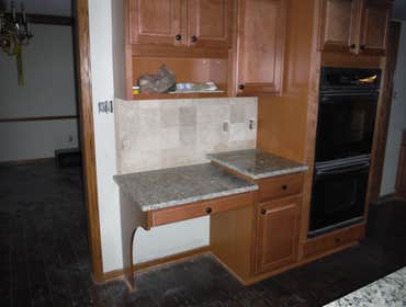Oliver Remodel Kitchen Remodel with additional remodeling to the house