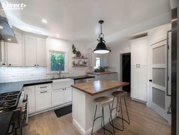 Kitchen Remodel in Alameda Farmhouse Kitchen - Our great clients expressed to us how they wanted a modern, but rustic look at the same time. We drew up