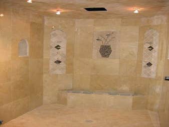 custom shower