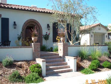 Brick entrance