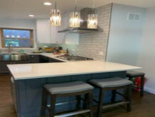 Photos by Es Carpentry Inc #1 Basement and first Floor complete gut and Remodel