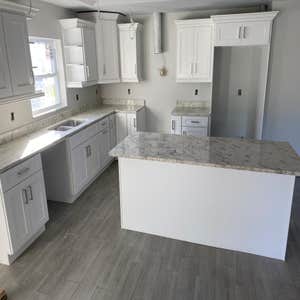 Rosy Counter and Cabinet