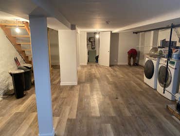 Photos by Citypro Contracting LLC #3 Complete Basement remodeling, framing, drywall, flooring, painting