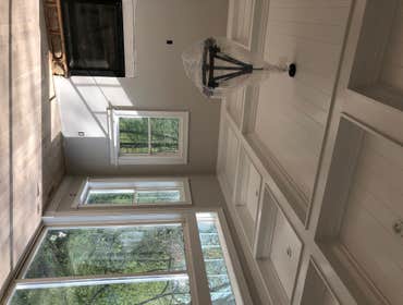 Photos by J.F. Roxo Constuction LLC #1 Living room coffered ceiling