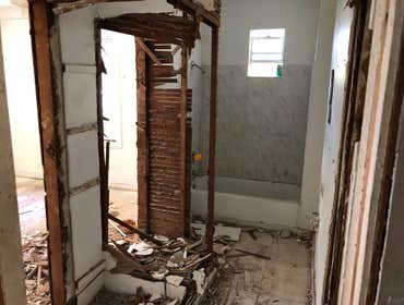 Master Bathroom Demoed