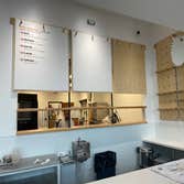 Poke works Richardson Metal frame, Sheetrock, tape, bed, texture, interior painting